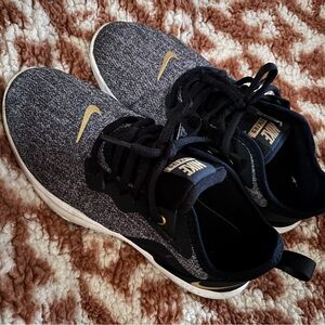 Nike Women’s Black and Gold Sneakers